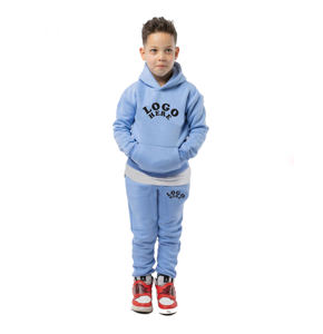 Meilleurs vêtements pour enfants 2026 : Ensembles de survêtements d'été en coton tricoté pour tout-petits et bébés, comprenant un sweat à capuche et un pantalon de jogging, ensemble doux et confortable - Product Image 3