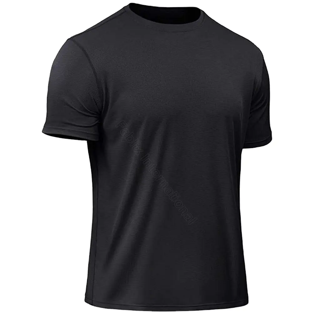 hot selling Custom Training Muscle Drifit T Shirt Men's T Shirts Black Sport Wear cotton polyester drifit