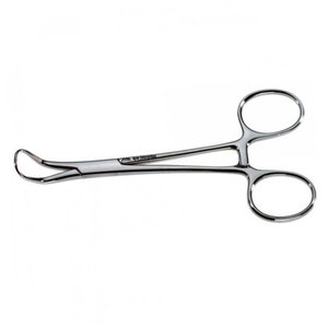 Pinces chirurgicales manuelles avec conception droite et incurvée, acier inoxydable de haute qualité, pince à serviette Backhaus - Product Image 5