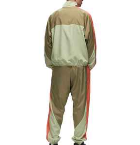 Premium Custom Men's Windbreaker Tracksuit Custom Loose Fit Windbreaker Suit Two Piece Set <b>Zip</b>-<b>Up</b> <b>Jacket</b> Contrast Color - Product Image 3