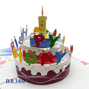 การ์ดอวยพรวันเกิดแบบ 3 มิติ หลากสีสัน ยี่ห้อ Best Price Viet Craft รุ่น Happy Birthday Cake Pop การ์ดอวยพรแฮนด์เมดสุดฮิต - Product Image 6