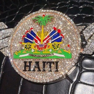 จี้โลโก้เคลือบเงาแบบกำหนดเอง ประดับเพชร VVS1 D Moissanite สไตล์ฮิปฮอปสำหรับผู้ชาย พร้อมตัวล็อกแบบกำหนดเอง ผ่านการทดสอบเพชร เงินแท้ชุบทอง - Product Image 3