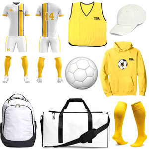 Durable <b>Men</b> Soccer Kit Premium Fabric Football Uniform Set Designed For Comfort Flexibility And Professional Performance - Product Image 1