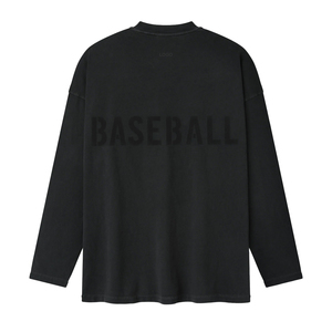 <b>Top</b> Trendy Custom Premium Heavyweight <b>Long</b> <b>Sleeve</b> T Shirt Men Oversized Vintage Wash Cotton Streetwear OEM Private Label men <b>top</b> - Product Image 5