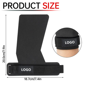 ถุงมือตาข่ายแบบครึ่งนิ้ว สายรัดข้อมือปรับได้ ยกน้ำหนัก ยิม ยูนิเซ็กส์ - Product Image 3