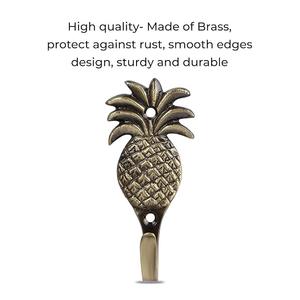 Crochet mural double en métal finition antique décoratif pour suspendre manteaux, chapeaux, clés et serviettes - Product Image 4