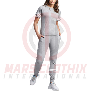 Ensemble de survêtement en coton oversize uni pour femmes, en molleton technique de haute qualité, avec faible MOQ - Product Image 3
