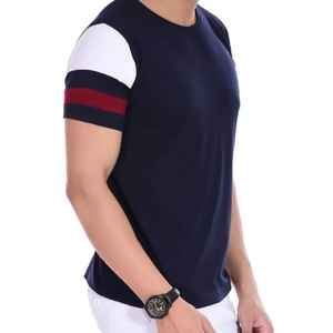 Camiseta de gimnasio para hombre de primera calidad, hecha a medida, con nuevo diseño, de spandex y poliéster. - Product Image 4