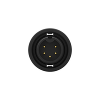 Adaptateur automobile mâle 4A avec boîtier en nylon étanche IP67, câble moulé en laiton 5 broches taille B, modèle WP-05M2-153-11