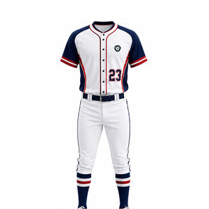 Uniforme de Béisbol para Hombre, Jersey Ligero y Pantalones de Béisbol, Ropa Deportiva Cómoda para Escuelas, Clubes y Ligas - Product Image 1