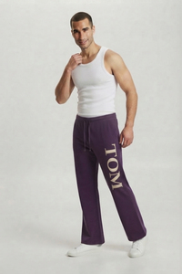 Men Sport Flare Sweatpants Wide Leg Jogger Sweatpants Men Flare Pants And <b>Trousers</b> 100% Cotton Breathable Soft Straight Leg Pant - Product Image 5
