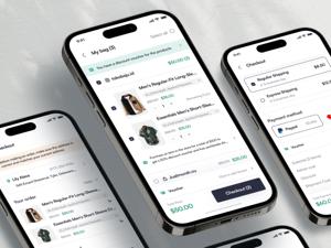 Application mobile de marché multi-vendeurs pour acheteurs et vendeurs, avec listes de produits, recherche, panier, paiements, commandes et avis. - Product Image 3