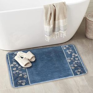 Tappetino da Bagno di Lusso Capri Blu Reale Antiscivolo con Design Unico Lavabile Elegante Tappeto per Bagno - Product Image 4
