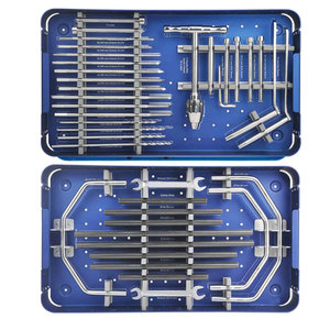 Système d'opérations manuelles en titane pour rétracteur cervical, kit d'instruments chirurgicaux pour la colonne vertébrale, ensemble d'instruments pour l'articulation de la hanche et le fémur en acier inoxydable - Product Image 3