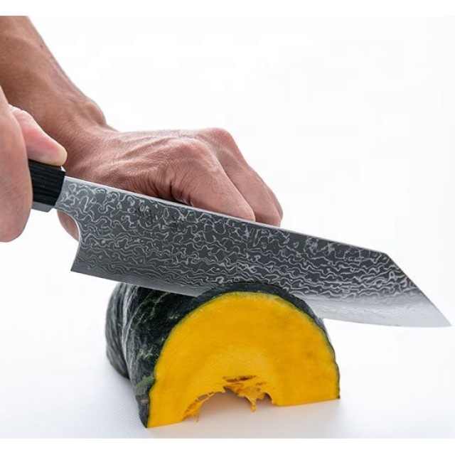 ZUIUN Santoku Knife 180 Mm - Professional Damascus Blade 