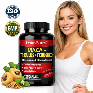 Cápsulas de Maca, Tribulus y Fenogreco – Apoyo para la Testosterona y la Energía – Marca Privada OEM GMP - Product Image 2