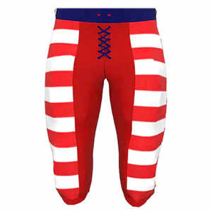 ชุดยูนิฟอร์มอเมริกันฟุตบอลสีแดง ขาว และน้ำเงินกรมท่าแบบกำหนดเอง ปี 2026 เสื้อแข่งปี 2025 ชุดทีมแบบซับลิเมชั่นเต็มตัว ชุดกีฬาสำหรับมืออาชีพ - Product Image 3