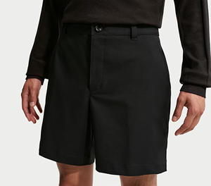 Pantalones Cortos Formales Negros para Hombre con Bolsillos, Cintura Media, Cierre de Cremallera, Tela Antiarrugas - Product Image 4