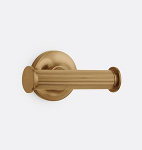 Porte-serviettes tendance en laiton plaqué, également utilisé près du lavabo de salle de bain, taille personnalisée, finition dorée avec métal - Product Image 4