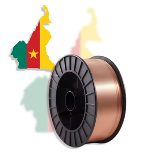 Alambre de soldadura MIG recubierto de cobre (AWS A5.18 ER70S-6) para el mercado de Camerún: Soporte OEM ODM, empaque en bobina y tambor - Product Image 1