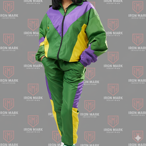 Survêtement Homme Couleur Unie avec Fermeture Éclair Intégrale, Séchage Rapide, Imperméable, en Polyester, Style Urbain, Coupe Droite, Col Montant, Idéal Été - Product Image 6