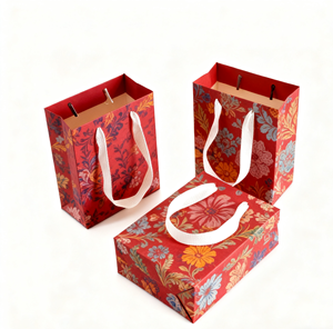 Sacs en papier personnalisés, sacs en carton, sacs cadeaux en papier blanc de luxe, sacs shopping, avec votre propre logo - Product Image 5