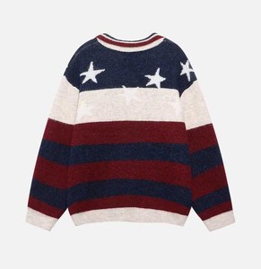 Women Relaxed <b>Fit</b> Crewneck Sweater Soft Knitted Pullover Casual Home Wear <b>Jumper</b> Lightweight Winter Tops Fashion - Product Image 4