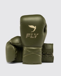 ถุงมือชกมวย Fly PRO X แบบผูกเชือก ผลิตอย่างมืออาชีพ ปรับแต่งได้ ใช้ได้ทั้งชายและหญิง หนังคุณภาพสูง ถุงมือชกมวยแบบสั่งทำพิเศษ - Product Image 1