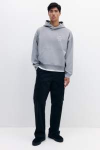 Sudadera con Capucha Extra Grande Personalizada para Hombre, Sudadera con Capucha de Felpa de Algodón Grueso, Ropa de Calle de Invierno - Product Image 3