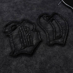 Sudadera con capucha de color sólido y cremallera completa, estilo nuevo, con efecto desgastado, la más vendida, recién llegada. - Product Image 6