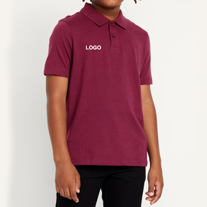 เสื้อโปโลชุดนักเรียนผ้าฝ้ายสีฟ้าอ่อน พิมพ์โลโก้ตามสั่ง - Product Image 5
