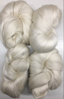 Fil de Soie de Mûrier Brut Premium Naturel pour Tissage, Broderie, Tricot et Fabrication Textile