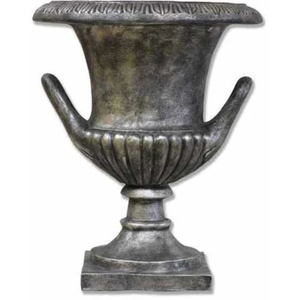 Urna de Jardín Metálica Vintage con Diseño de Rejilla, Acabado Rústico Blanco, para Flores o Plantas Verdes de Exterior, Urnas de Jardín Hechas a Mano - Product Image 6