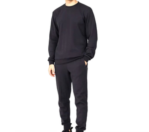 Conjunto Deportivo Casual para Hombre, Sudadera de Manga Larga, Pantalones de Felpa, Invierno, 100% Algodón, Secado Rápido - Product Image 1