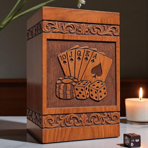 Eco-Friendly Wooden Urn for Biodegradable Burial Sustainable Bamboo Cremation Urn for Ashes by AYAANS - Product Image 2