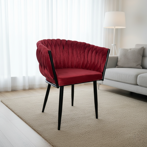 Elegantes y modernas sillas de comedor de terciopelo de lujo con Base inoxidable, muebles tradicionales para el hogar para hoteles, escuelas, apartamentos, villas - Product Image 1