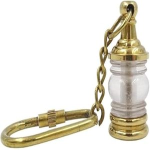 Porte-clés boussole vintage en laiton fait main, lampe nautique, cadeau - Product Image 1