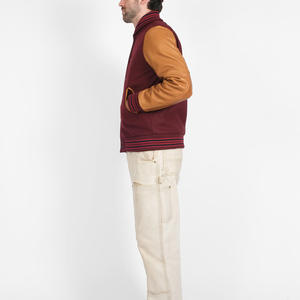 Chaqueta Varsity Personalizada para Hombre, Estilo Béisbol, Ropa Casual para Exteriores, Diseño Duradero y Moderno - Product Image 5