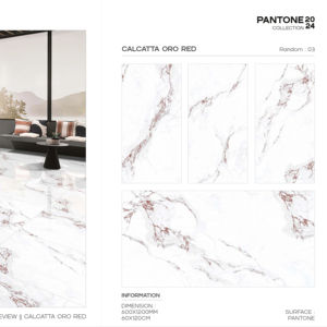 Carreaux de sol et de mur en porcelaine Pantone de luxe, grandes dalles 60x120cm, pour villas, hôtels, bureaux et bâtiments commerciaux - Product Image 1