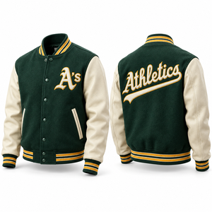 Blousons de baseball pour campus, styles de vêtements universitaires personnalisés, options de tailles, articles saisonniers, développement de logos, consultation de conception - Product Image 1