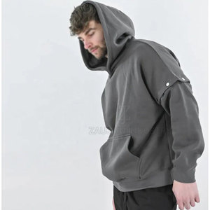 Sudadera con capucha de alta calidad con mangas desmontables, ropa de moda, sudaderas con capucha para hombre, colección de ropa al por mayor, venta en línea - Product Image 4