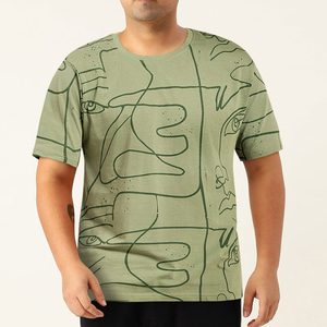 T-shirt uni pour homme 100% coton, vente en gros, impression numérique personnalisée sur le devant, directement de l'usine, fabriqué par un fabricant sur mesure. - Product Image 5