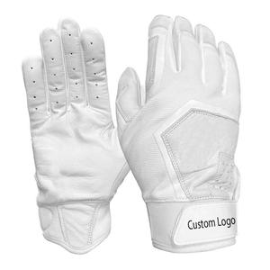 Guantes de Béisbol de Piel Cabretta con Diseño de Logotipo Personalizado, Transpirables, Ligeros, con Cierre de Gancho y Bucle, Ambidiestros, en Oferta - Product Image 2