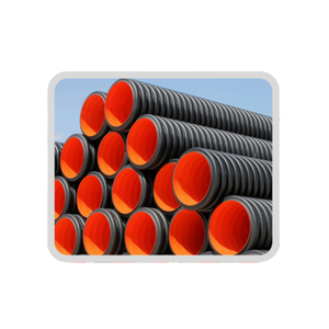 Tuyau en PEHD à double paroi ondulée (DWC) pour la protection des câbles souterrains, le drainage et les applications d'assainissement - Product Image 1