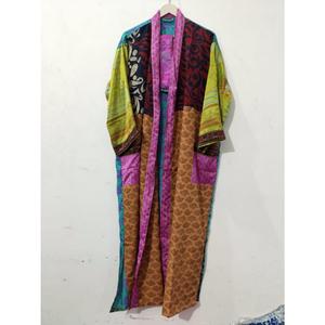 Kimono de Lujo con Cuello en V, Estampado Floral, 100% Seda, Térmico, Elegante, Personalizable en Color y Logotipo, Transpirable y Suave para Primavera - Product Image 3