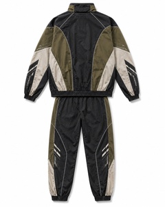 New Arrival Eco-Friendly Winter Windbreaker <b>Tracksuit</b> for Men Casual <b>Waterproof</b> Nylon Lightweight Windbreaker Suit Solid Color - Product Image 6