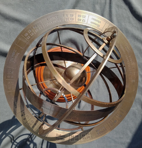 Esfera Armilar de Latón Hecha a Mano, Modelo Pulido Antiguo, Decoración de Mesa para el Hogar, Uso Náutico y Astronómico - Product Image 2