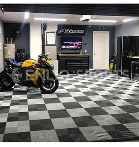 <span class=keywords><strong>Pavimento</strong></span> per Garage ENLIO in PP per Area Autolavaggio Piastrelle da Garage in Plastica a Basso Costo Tappeto da Garage a Incastro di Alta Qualità - Product Image 4