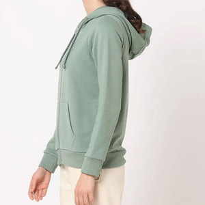 Nouveau style de sweat à capuche décontracté uni pour femme, en tissu de qualité supérieure à séchage rapide, disponible à la vente, faible MOQ, service OEM - Product Image 4