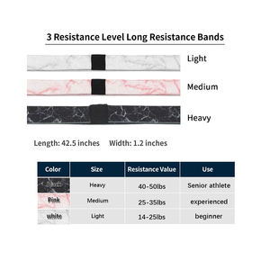 Bandas de Resistencia Largas para Ejercicios de Gimnasio, Bandas Elásticas Superresistentes para Ejercicios de Piernas - Product Image 2